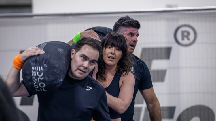 Members of Zenith Fitness Twickenham competed across five teams at this year’s London Winter Turf Games (credit: Zenith Fitness).