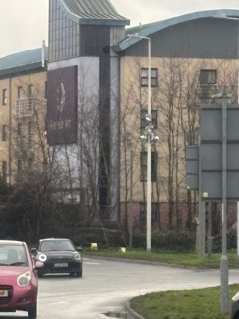 CCT cameras overlooking yellow grid junctions at the interchange. 