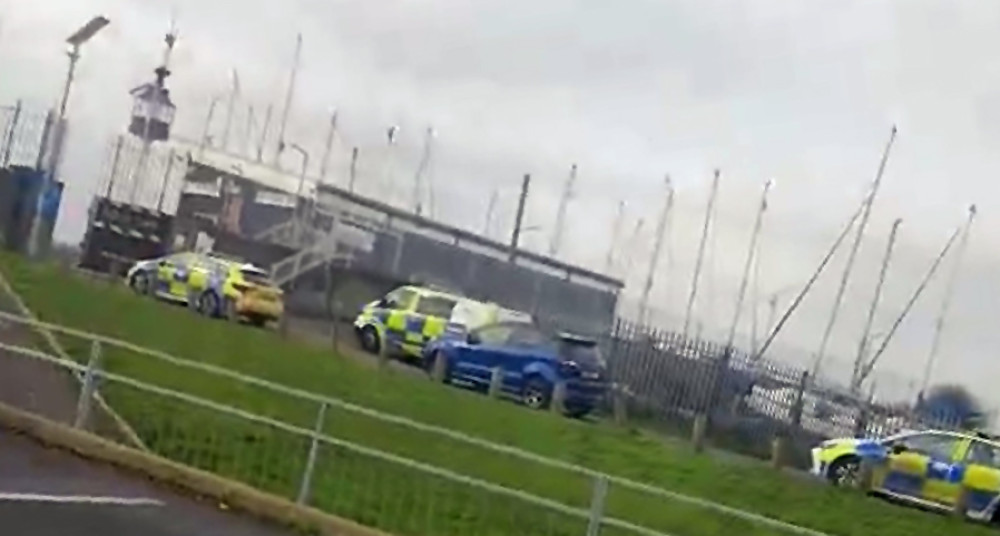 Police were present after a body was spotted and recovered from the shoreline in Grays this morning. 