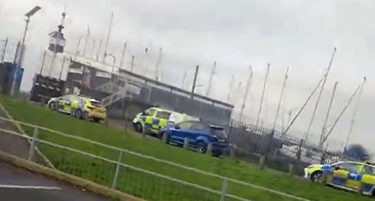 Police were present after a body was spotted and recovered from the shoreline in Grays this morning. 