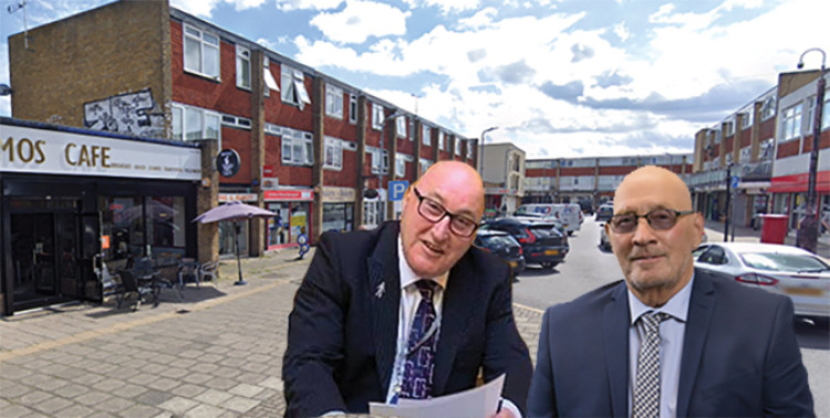 Stanford and Corringham councillors Gary Byrne (left) and Roy Jones raised the issue of struggling business in Corringham at a recent forum. They are calling on Thurrock Council to offer more support. 