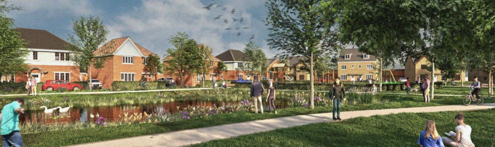 How the new development is projected to look