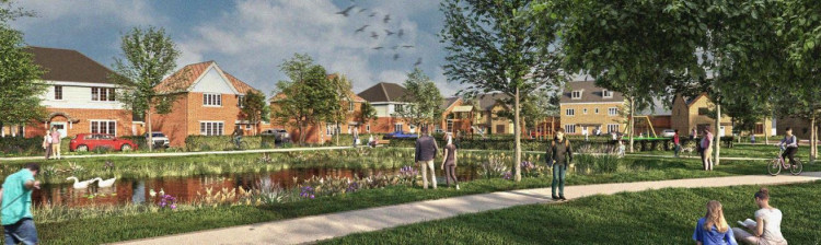 How the new development is projected to look