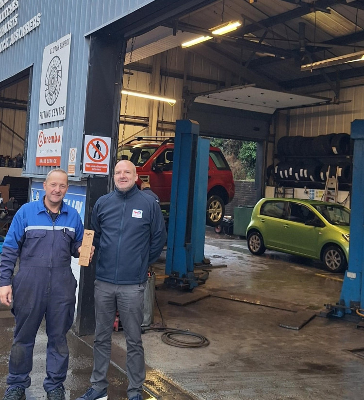 Bowleys Garage in Wells wins TotalEnergies' ‘Fit for the Future’ 2025 award for sustainability, praised for its waste oil recycling scheme and eco-friendly practices (Supplied) 