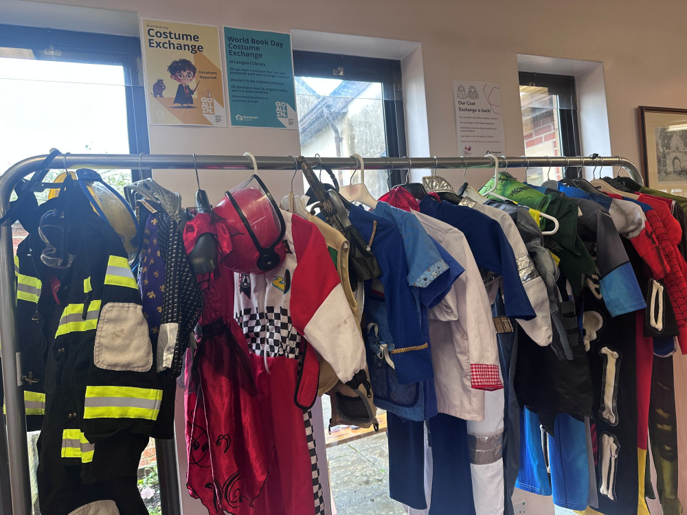 Somerset libraries are launching a World Book Day Costume Swap, inviting families to donate or swap pre-loved costumes. (Supplied) 
