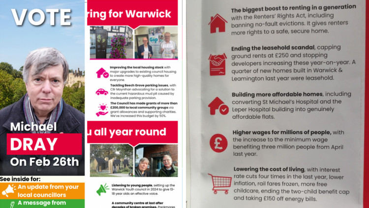 Labour candidate Michael Dray has had to apologise for a typo in his leaflet (image supplied)