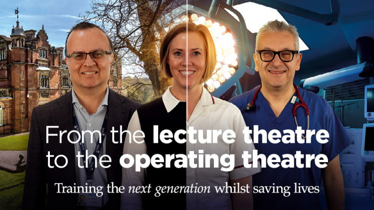 There are more than 200 healthcare academics at Keele University combining teaching with frontline NHS roles (image via Keele)