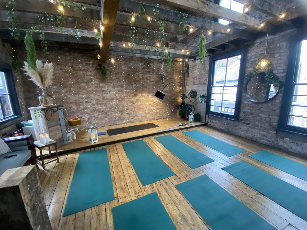 THIS WEDNESDAY: YOGA & WINE at BUTTON WAREHOUSE