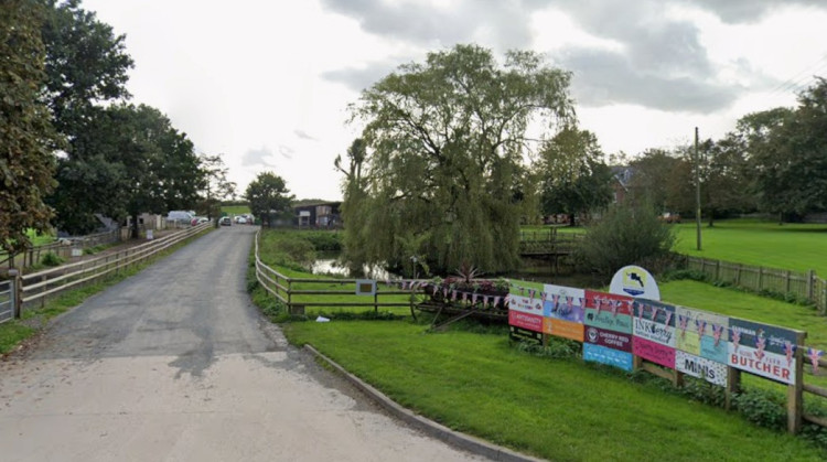 Entrance to Glebe Farm in Astbury (Credit: Google Maps)
