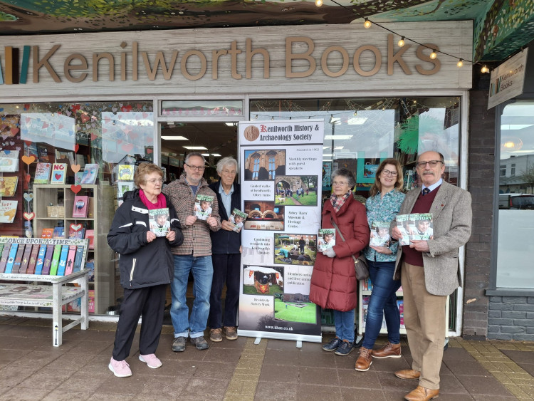 Members of KHAS at the book launch at Kenilworth Books (image supplied)