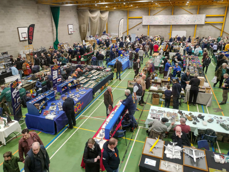 Model-making enthusiasts and families flocked to Nantwich on Sunday 22 February, for the popular Universal Model Show at Malbank School & Sixth Form College (Photo: Chris White).