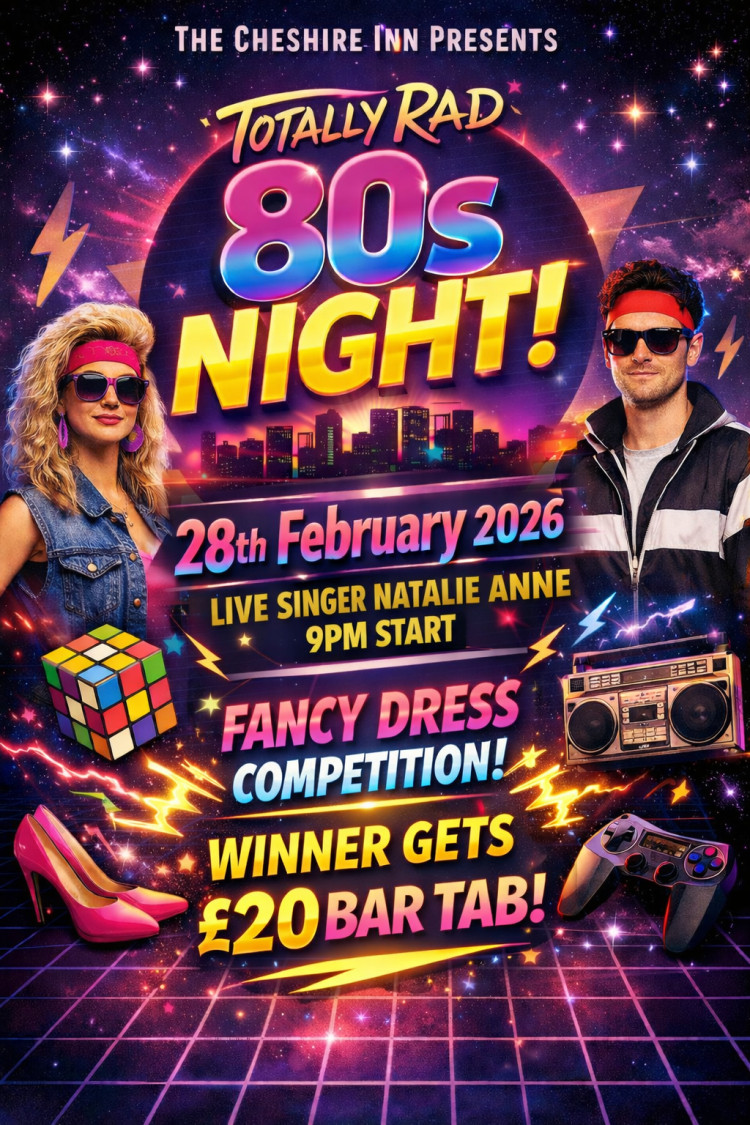 Totally Rad 80s Night