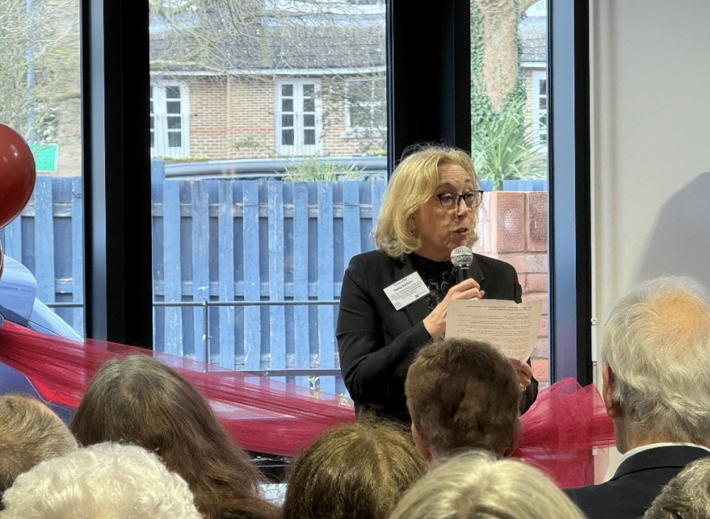 Cllr Nancy Baldwin spoke at the event (Credit: Richmond Council)