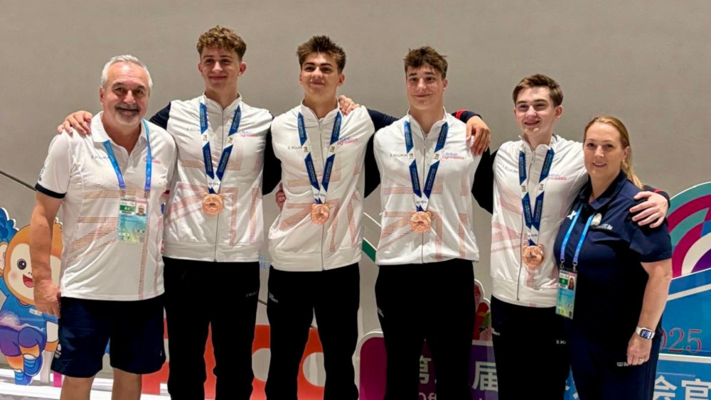 Richmond Gymnastics Association’s Senior Men’s Group have been named British Acrobatic Performance Partnership of the Year 2026 (credit: Richmond Gymnastics Association).