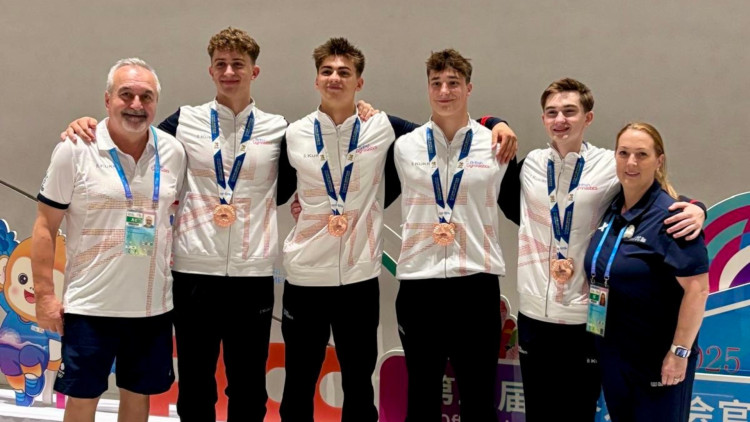 Richmond Gymnastics Association’s Senior Men’s Group have been named British Acrobatic Performance Partnership of the Year 2026 (credit: Richmond Gymnastics Association).