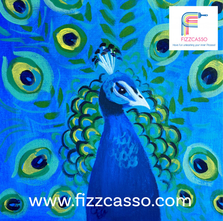 Percy Peacock Paint and Sip Event