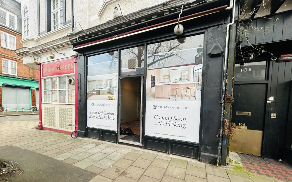 Callaghan Interiors' new showroom is located in 110 High Street, Teddington TW11 8JD (Credit: Tilly O'Brien)