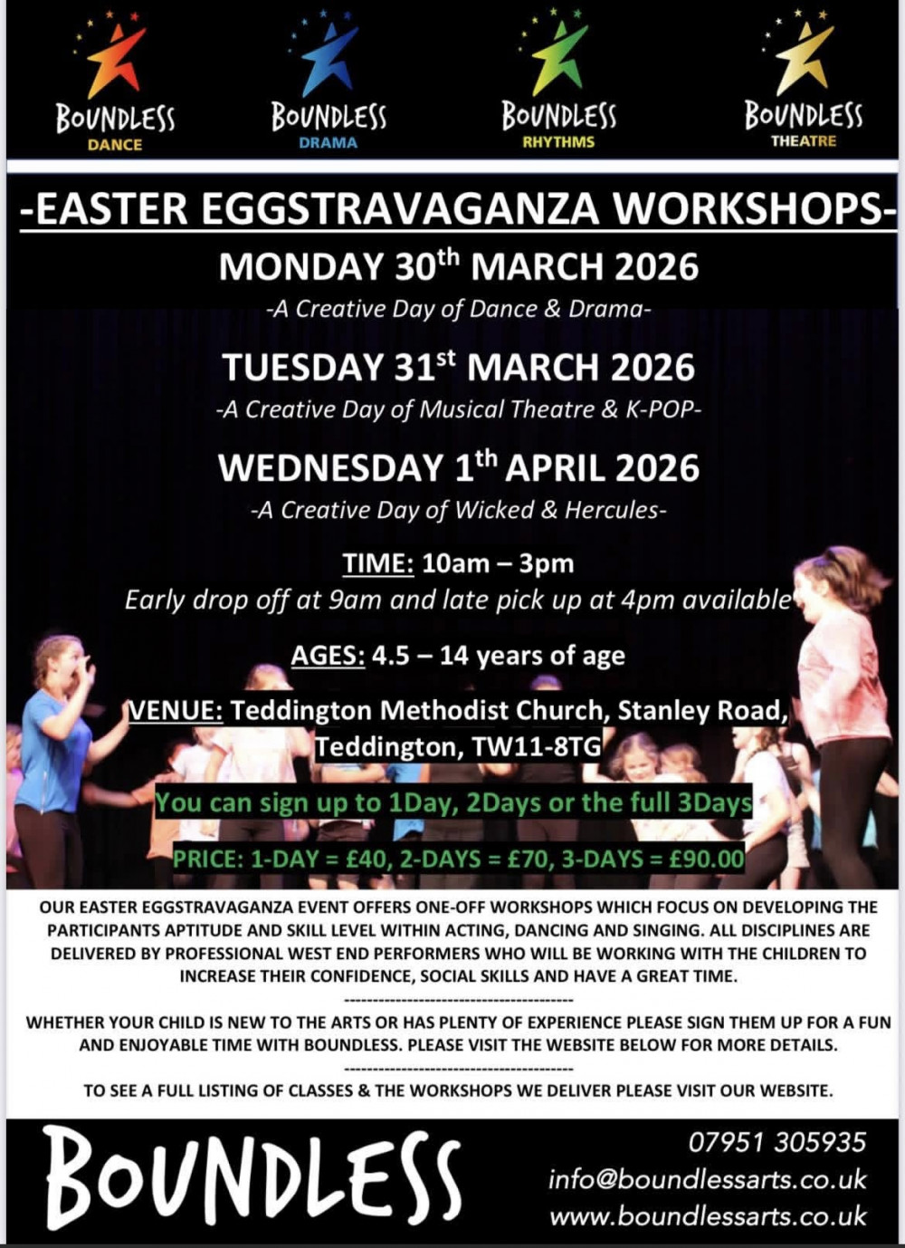 Boundless Arts Children’s Holiday Workshops  - EASTER EGGSTRAVAGANZA 