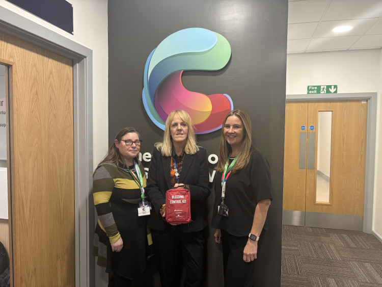 Staff at the college's Chester Campus are now fully prepared to respond to medical emergencies (Image via: Cheshire College)