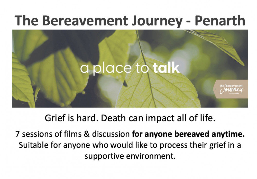 The Bereavement Journey in Penarth starts 8/4/26