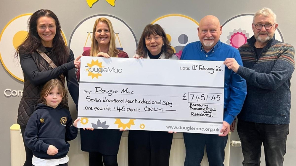 The residents of Bromsberrow Way, Meir Park, raised over £7k in 2025 (image via Dougie Mac)