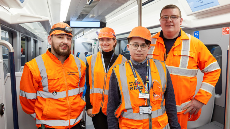 South Western Railway has been awarded 'Gold' status by Investors in People (credit: South Western Railway).