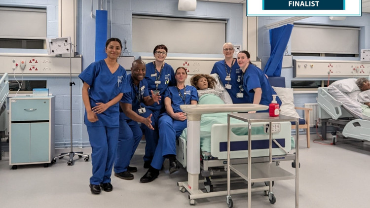 The School of Nursing and Midwifery is in the running for the Teaching Innovation of the Year (Digital) award (image via Keele)