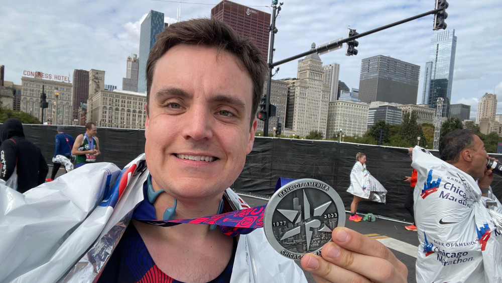 Mike Kemp has set himself the challenge of completing the World Marathon Majors (Credit: Supplied)