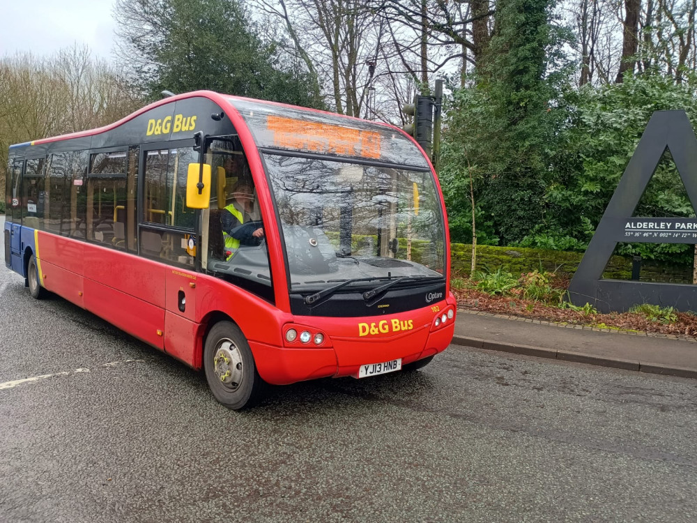 Passengers travelling between Macclesfield, Alderley Park, Wilmslow and Manchester Airport can now benefit from more frequent and better connected bus services (Credit: CEC)