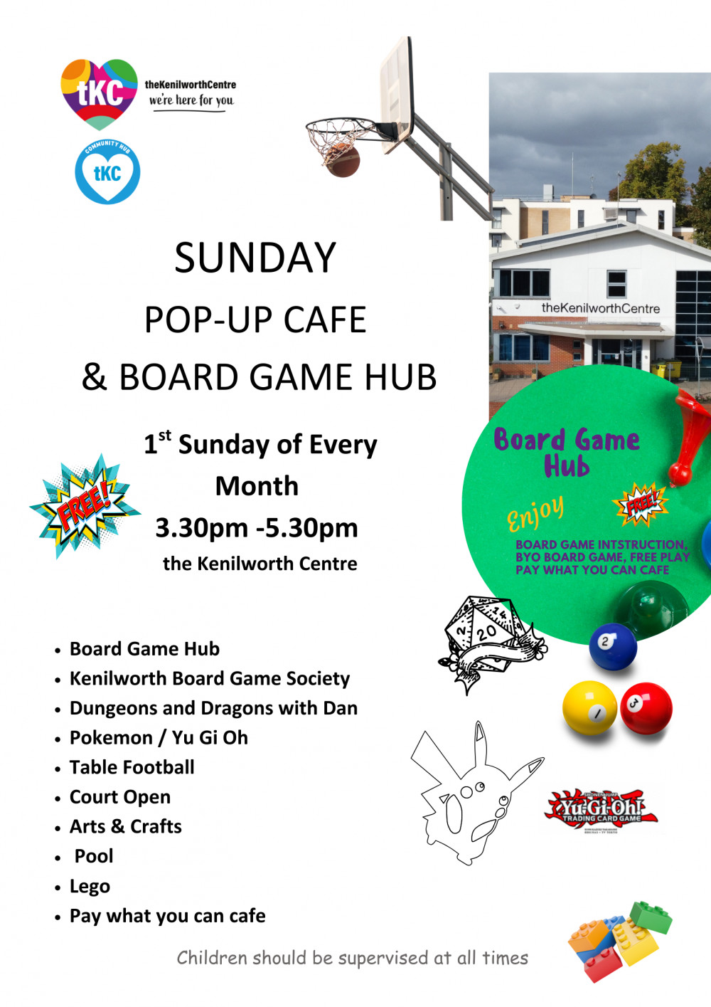 Pop-up cafe and Board Game Hub 