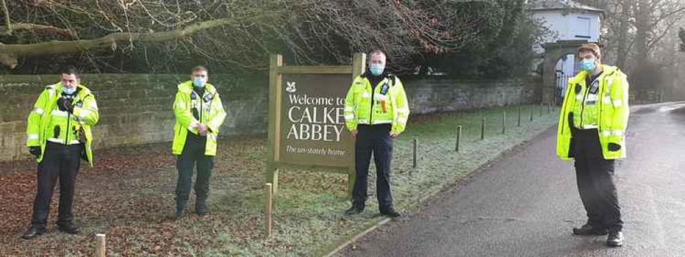 Police fined visitors to Calke Abbey when lockdown was re-introduced. Photo: Derbyshire Police