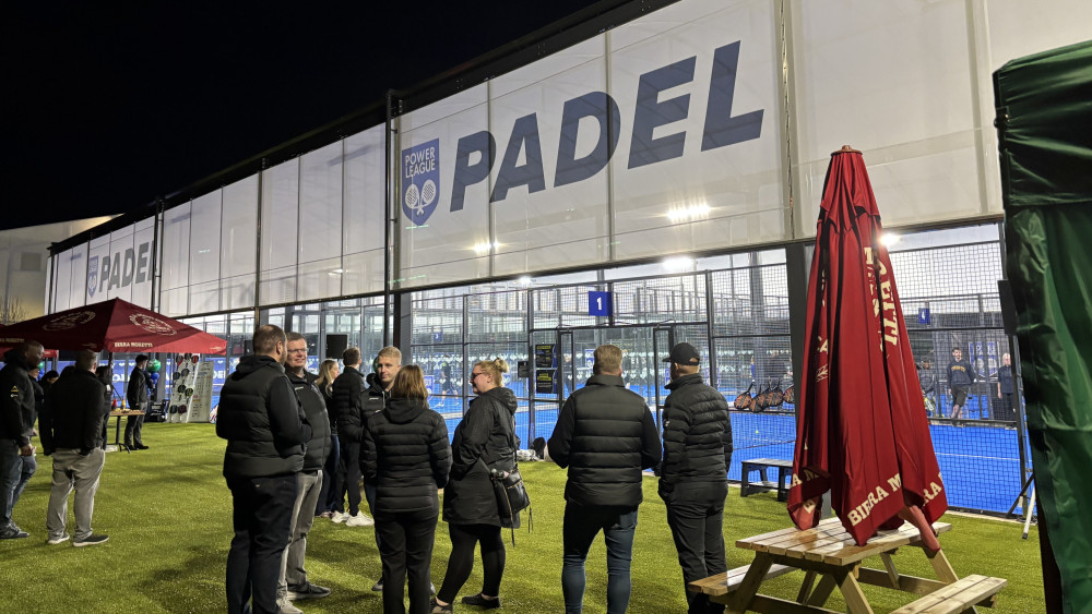 The arrival of the new facilities was then officially marked with an event inviting the community to try the sport (image via Nub News)