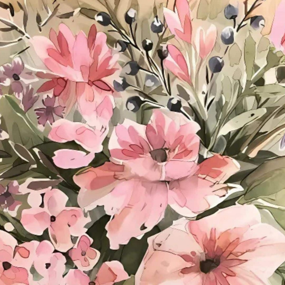 Floral Painting in mixed media - 6 week course