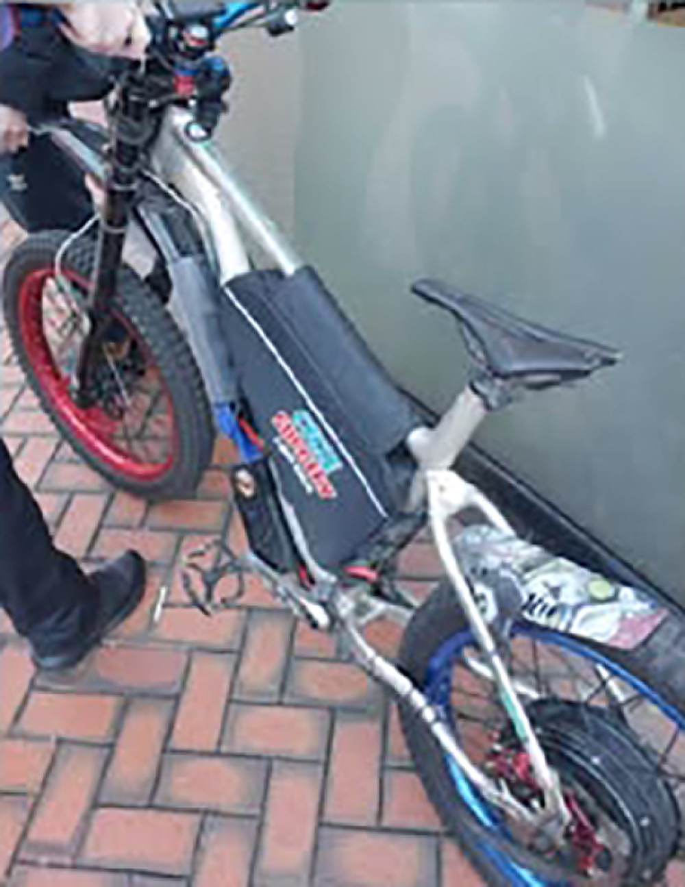 The electric bike that was seized