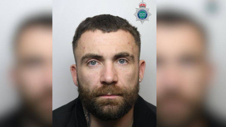 Tommy Strachen was jailed for four months and disqualified from driving for five-years-and-two-months (image via Staffordshire Police)