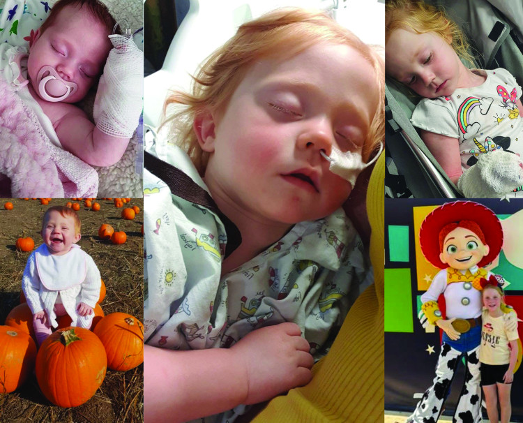 Brave Poppy's journey through life has been a tough one, but she's come through it still smiling.