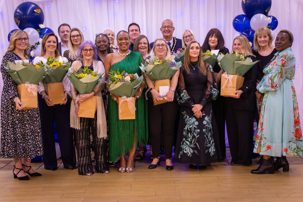 Cllr Steve Liddiard joined foster carers and council staff at the celebration event. 