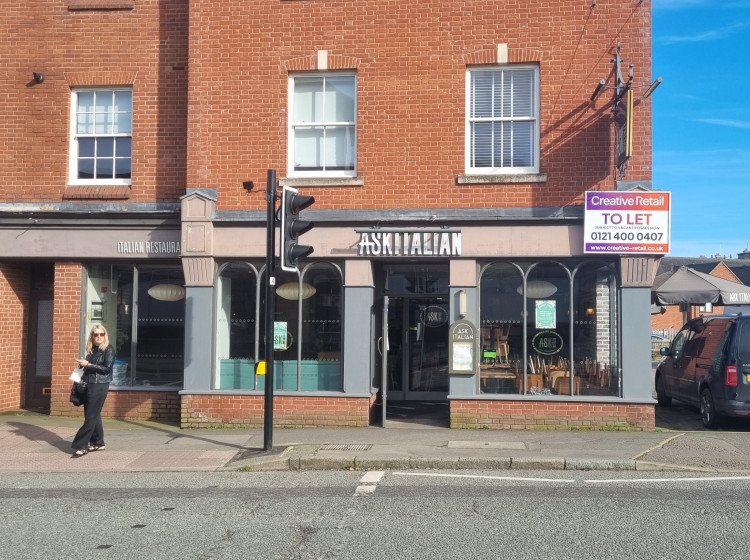 ASK Italian on Derby Road in Ashby de la Zouch has officially closed (Photo: Grace Kennington)