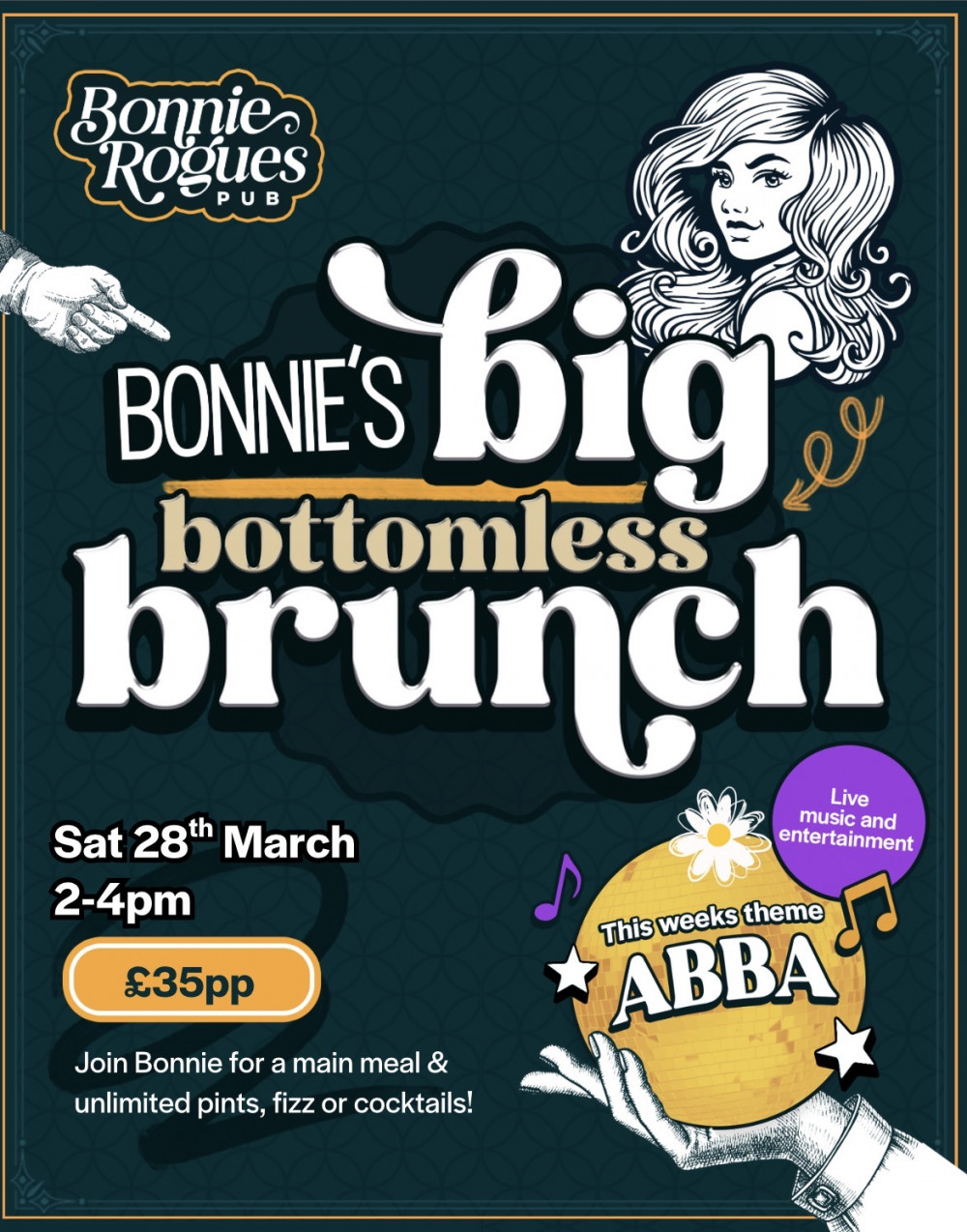 Bonnie's BIG ABBA Bottomless Brunch!🍾
