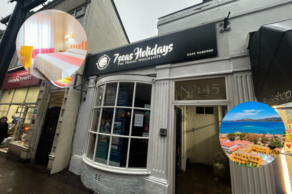 7Seas Holidays is located in 45 Victoria Rd, Surbiton KT6 4JL (Credit: Tilly O'Brien/7Seas Holidays)