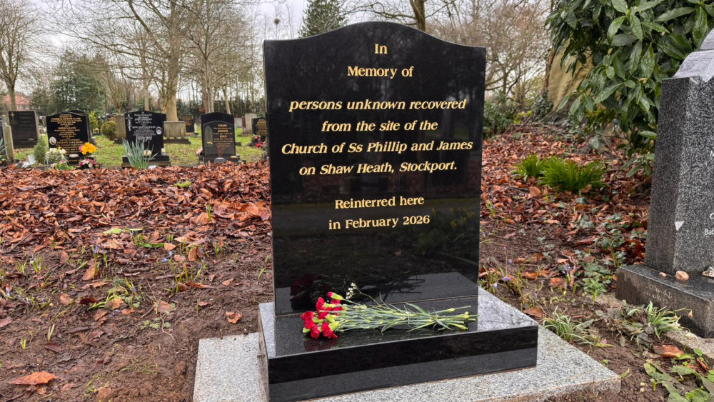 Historic human remains from the Victorian era have been reburied in Park Road Cemetery, after they were discovered during underground gas works (Image - Cadent)