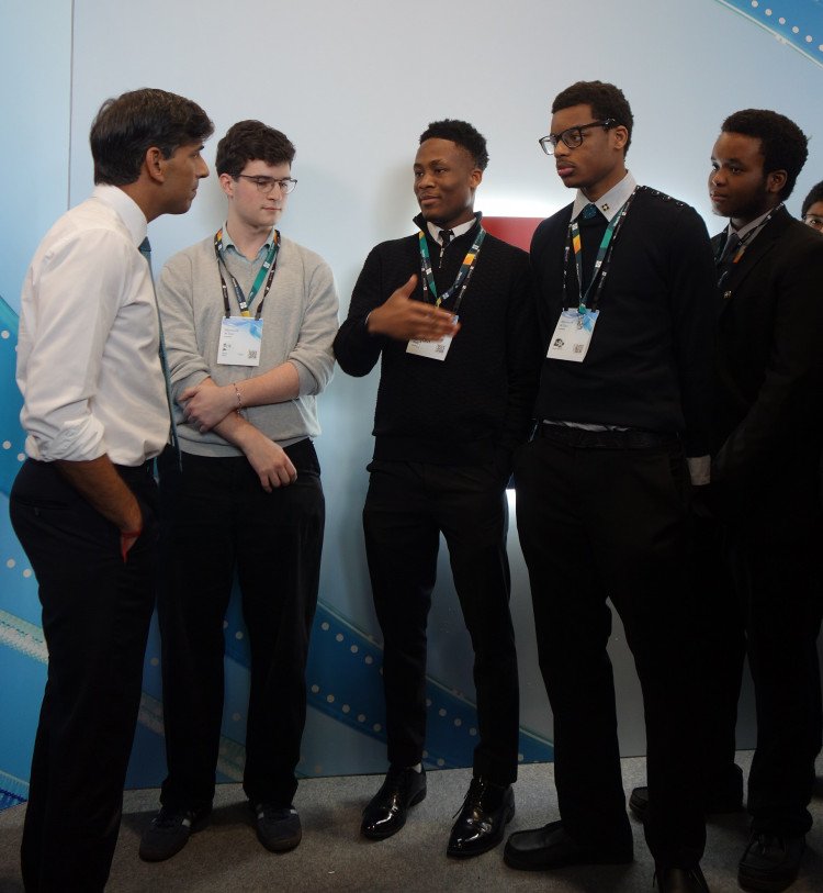 Harris Federation students meet former Prime Minister Rishi Sunak