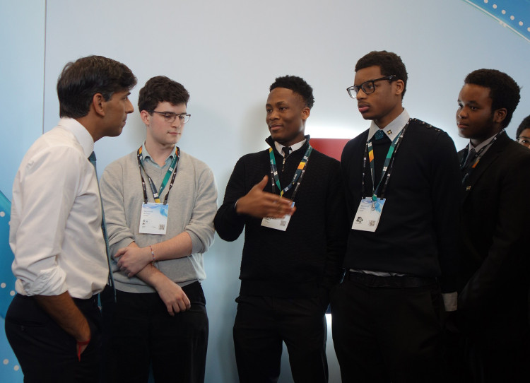 Harris Federation students meet former Prime Minister Rishi Sunak