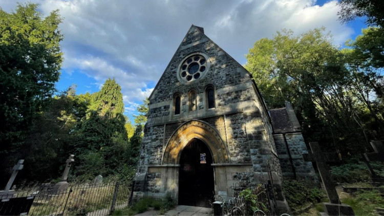 The 150-year-old Grove Gardens Chapel at Richmond’s old burial ground will reopen on 7 March following extensive repair works (credit: Richmond Council).