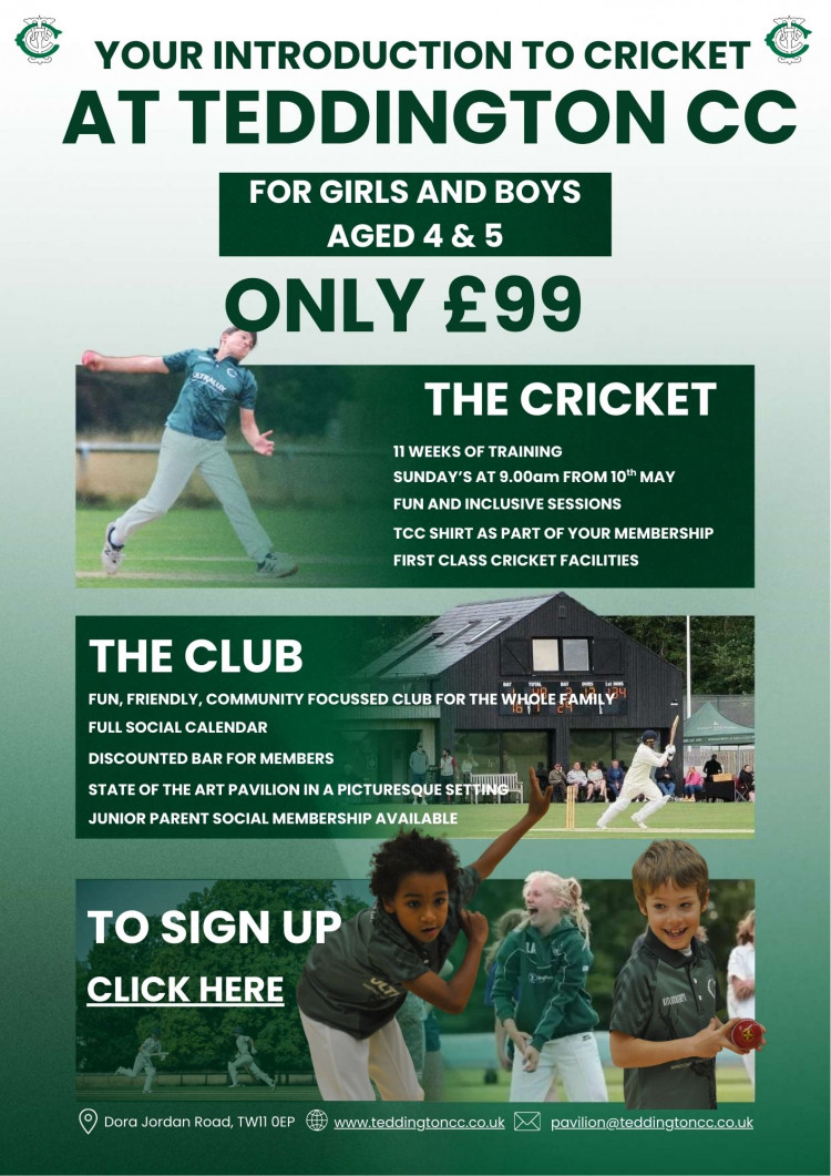 Teddington CC Introduction to Cricket