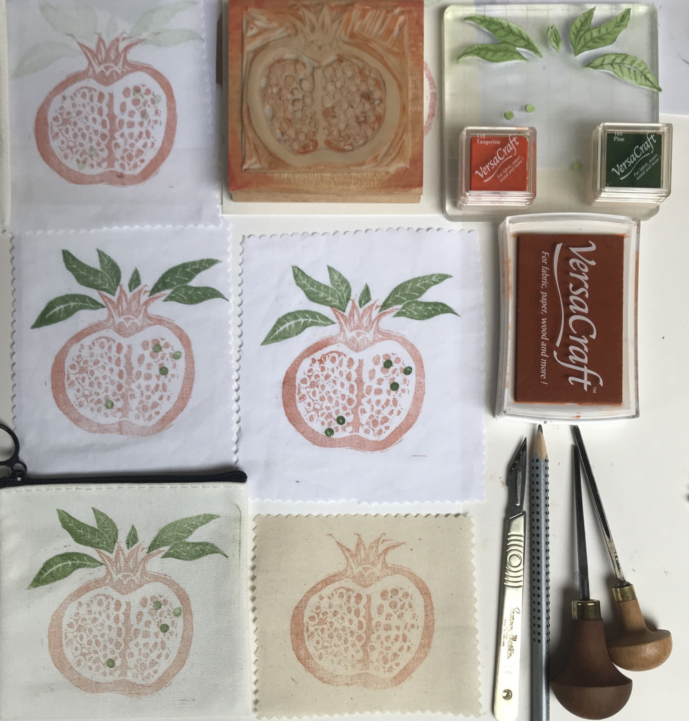 Stamp Making For Fabric