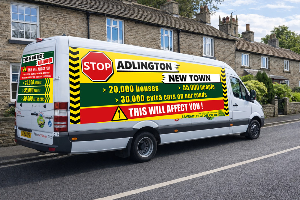 Visual of what the campaign minibus will look like (Credit: SOTAG)