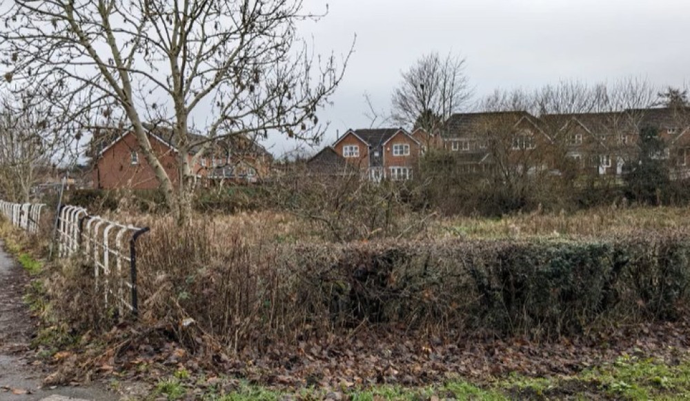 The development area off Moss Lane (Credit: CEC)