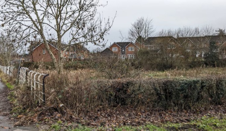 The development area off Moss Lane (Credit: CEC)