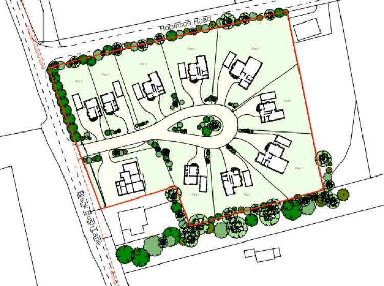 How the site would be laid out